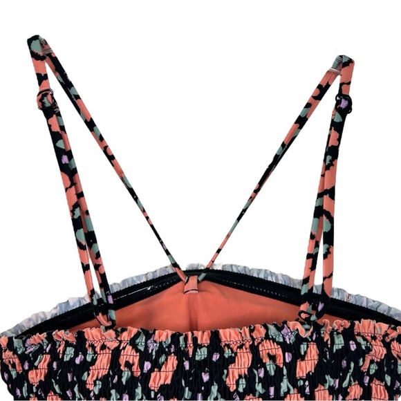 Tanya Taylor - “Kendra Smocked One-Piece” Poppy Fields Swimsuit - Size XS, Multi - Picture 13 of 14